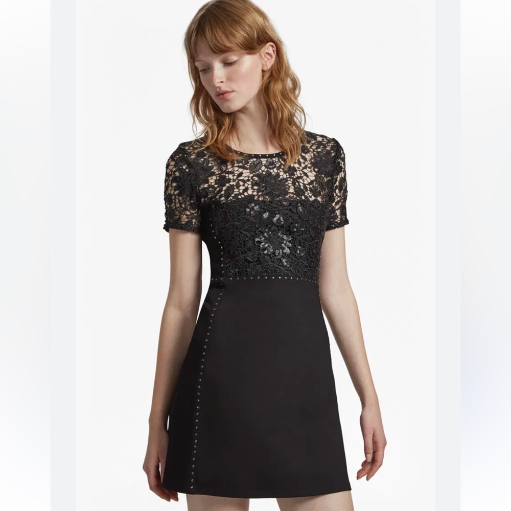 French connection Clementin Sequin Jersey Dress NWT 10